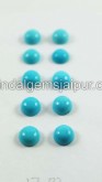 Natural Arizona Turquoise Smooth Round Cabochon